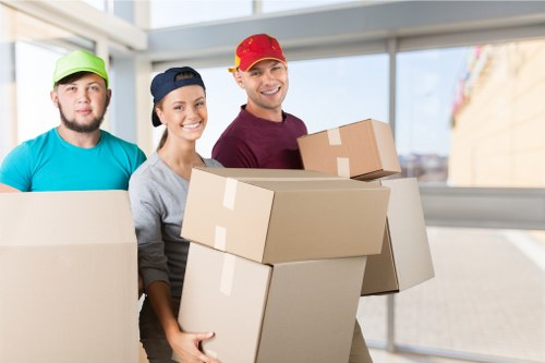 Packing and loading service for a flat move in North London