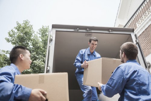Residential flat move in Finsbury Park with careful lifting