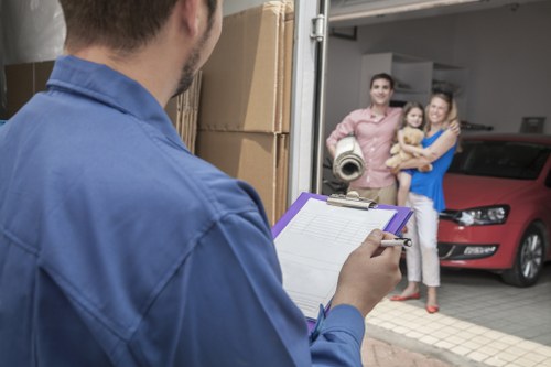 Local office move coordination in a north London commercial area