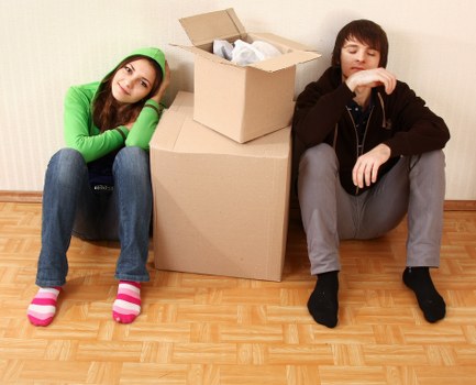 Furniture collection team handling bulky items in a Finsbury Park home