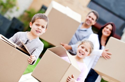 Packing and loading items into a moving van for a local relocation