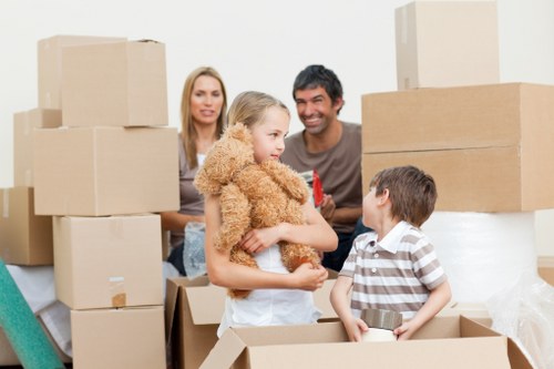 Local van service handling house move items in north London